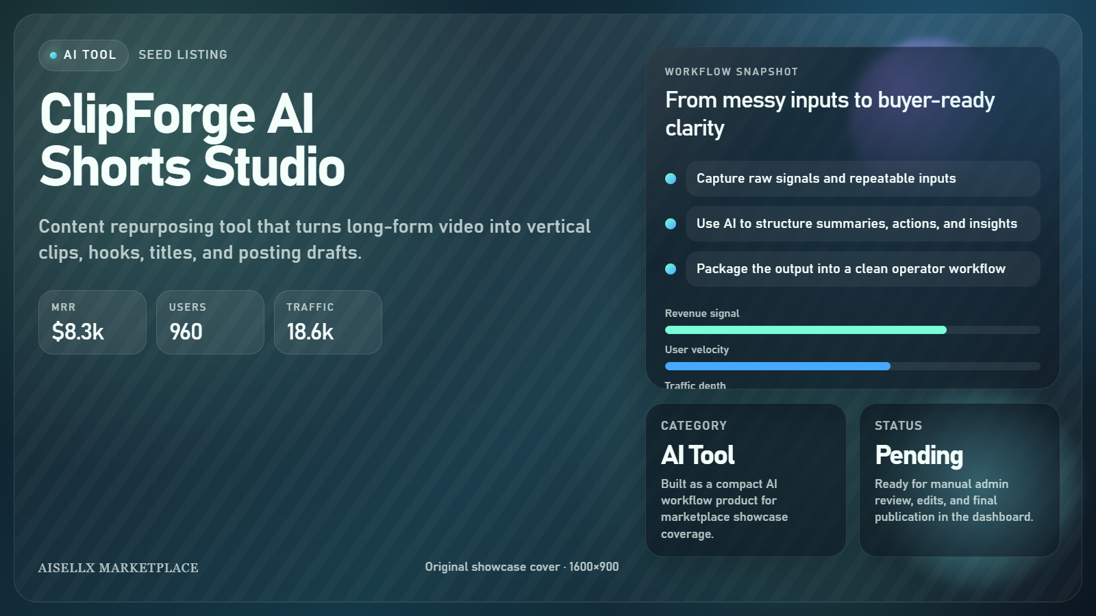 ClipForge AI Shorts Studio